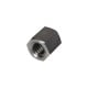 Trapezoidal hexagonal steel nut 32x6