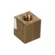 Trapezoidal right square brass nut QOB 16X4P