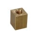 Trapezoidal right square brass nut QOB 18X4P