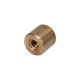 Trapezoidal nut, brown, cylindrical, 14x4, left-handed