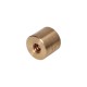 Trapezoidal nut, brown, cylindrical, 16x4