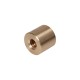 Trapezoidal nut, brown, cylindrical, 18x4 Left