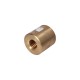 Trapezoidal nut, brown, cylindrical, 28x5, left-handed