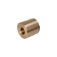 Trapezoidal nut, brown, cylindrical, 36x6