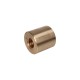 Trapezoidal nut, brown, cylindrical, 40x7