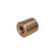 Trapezoidal nut, brown, cylindrical, 40x7 Left-handed