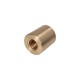 Trapezoidal nut, brown cylindrical 50x8