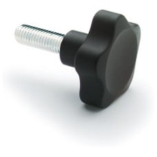 Solid knob VC.692/40 p-M8x55 - threaded pin made of galvanized steel