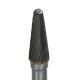 Universal conical rotary file with a ball head KEL 6x16 shank 6mm