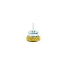 Butt brush brass-plated steel wire 50mm