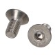 Screw DIN 7991 M4x12 A2 stainless steel (100 pcs.)