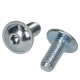 Screw with hexagon socket, washer head ISO 7380-2 M6x16 class 10.9, white galvanized (100 pcs.)