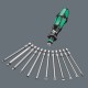 WERA Handle set + 16 bits 1/4 Kraftform Kompakt 60