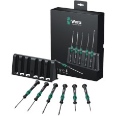 WERA Hexagonal precision screwdrivers, 6 pcs, Kraftform Micro 2052/6