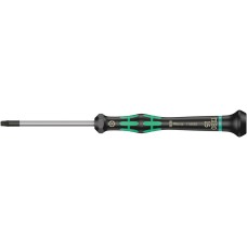 WERA Precision screwdriver TX15x60mm with hole Kraftform Micro 2067 BO