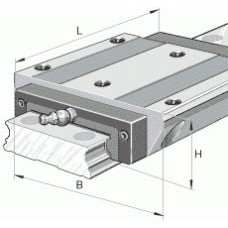 Linijinė karietėlė INA KWVE25-BS-G3-V1