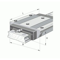 Linijinė karietėlė INA KWVE30-B-SL-G3-V1