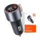 Mcodo CC-5670 75W skaitmeninis ekranas PD 1*USB-A 1*USB-C automobilinis įkroviklis