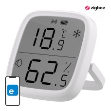 SONOFF SNZB-02D ZigBee temperatūros ir drėgmės jutiklis su LCD ekranu