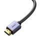 Baseus High Definition serijos HDMI kabelis 4K 1.5m – Juodas