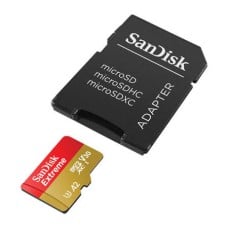 Atminties kortelė SANDISK EXTREME microSDXC 128 GB 190/90 MB/s UHS-I U3 ActionCam