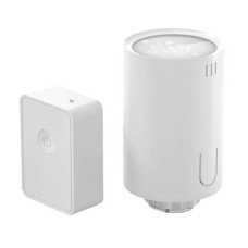 Meross MTS150H smart radiator thermostat with control panel, controlled with Apple Homekit