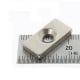 Rectangular neodymium magnet with M4 hole 20x10x3mm