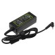 Green Cell PRO įkroviklio kintamosios srovės adapteris, skirtas Asus X201E Vivobook F200CA F200MA F201E Q200E S200E X200CA X200M X200MA 19V 1.75A 33W 