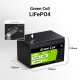 Green Cell CUBE LiFePO4 10Ah 12.8V 128Wh Lithium-iron-phosphate battery for power and emergency lighting, control panels