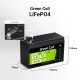 Green Cell CUBE LiFePO4 7Ah 12.8V 89.6Wh Lithium Iron Phosphate Battery for UPS, Monitoring