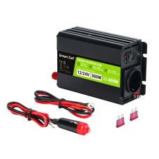 Green Cell automobilinis Inverteris DUO 12V/24V - 230V 300W/600W su USB