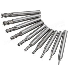 HSS Flute Router Bit Set - 10pcs.