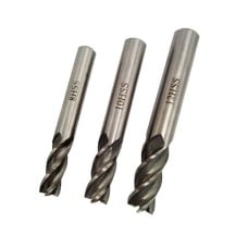 HSS Flute Router Bit Set - 8mm 10mm 12mm