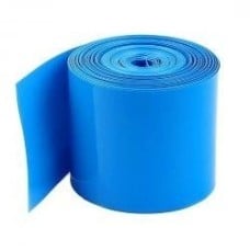 PVC thermo shrink film 38mm width - blue color