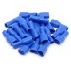 Insulated flat female connector - 6.3mm - blue - for 1-2.5mm2 cable - 10 pcs