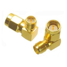 Angular transition - SMA plug to RP-SMA jack - adapter 1 pcs