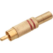 Plug RCA red - gold