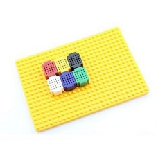 Contact boards with base - 25 pin - educational set - 6 colors