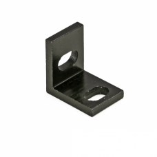 Universal L Bracket Single - Black Anodized