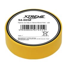 Adhesive insulating tape 0.13mm 15mm 10m - yellow