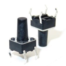 Micro switch TACT 6x6x12mm - microswitch - 10 pcs