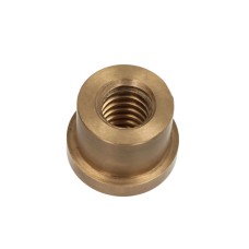 Brown trapezoidal nut with collar 28x5 HDL