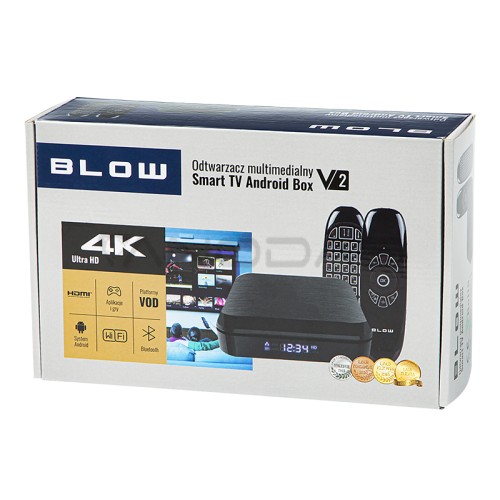 Smart TV Android BOX V2 odtwarzacz multimedialny WiFi Bluetooth