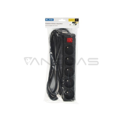 Surge Protector AK-SP-05B 5 Sockets 3 m