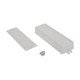 Plastic box Kradex Z51JU IP54 light gray 155x49x27mm