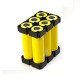 Plastic 2x3 housing for packing Li-Ion 18650 batteries - 6 pcs