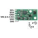 Pololu AltIMU-10 v5 giroskopas akselerometras kompasas aukštimatis (LSM6DS33 LIS3MDL LPS25H ) 2.5V – 5.5V I²C 5mA