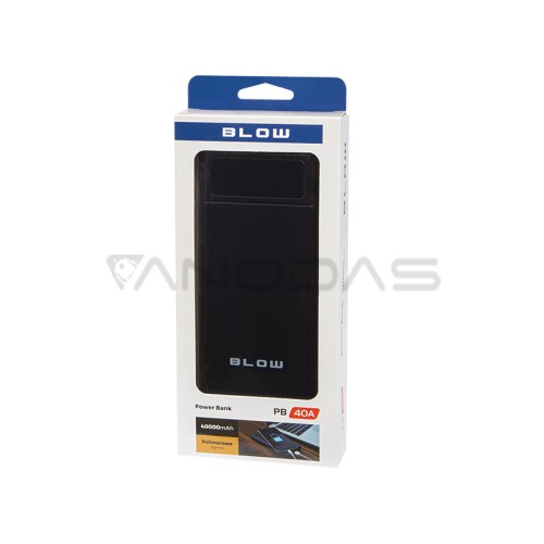 Power Bank Blow PB40A 40000mAh 2xUSB Botland - Robotic Shop