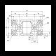 Aliuminio profilis 50x100mm - lengvas, griovelis 10mm - 1000mm