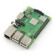 Raspberry Pi 3B+ WiFi + 32GB microSD + oficialūs priedai